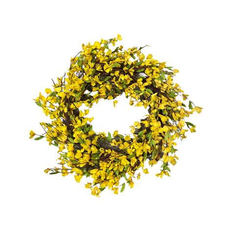 Yellow Forsythia Wreath Miss Cayces