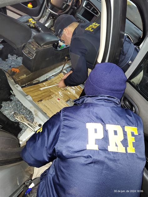 Prf Apreende Quilos De Maconha Escondida Dentro De Carro R Dio Gua Ba