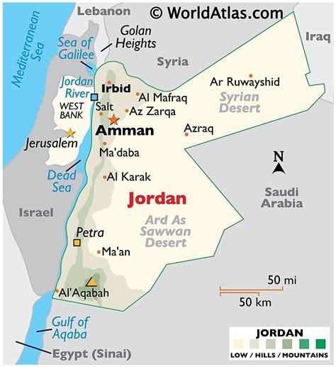 Jordan Maps & Facts - World Atlas