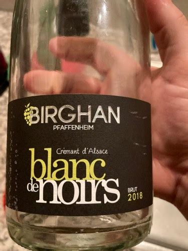 Rene Birghan Crémant d Alsace Blanc de Noirs Brut Vivino US