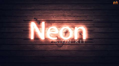 Neon Sign Kit Free Download After Effect Template Pik Templates