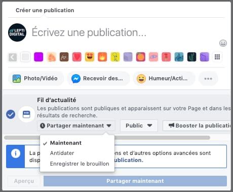 Comment Programmer Des Publications Sur Sa Page Facebook