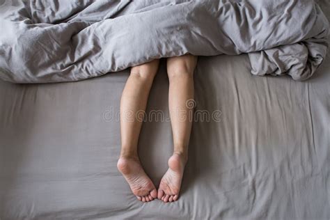 Legs Barefoot Bed