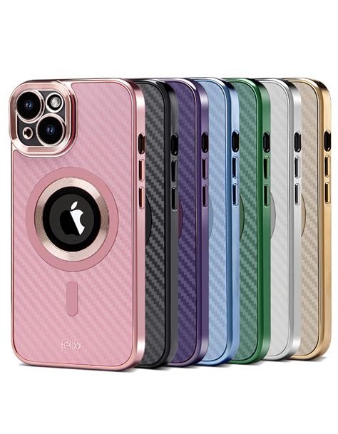 Felixx Premium Carbon Design Case Green Iphone 15 Felixx High