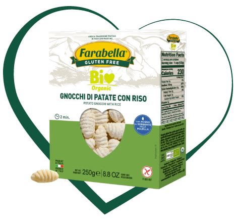 Gnocchi Di Patate Con Riso Bio Senza Glutine Farabella