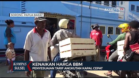 Dampak Kenaikan Bbm Kapal Cepat Kembali Penyesuaian Harga Tiket Video