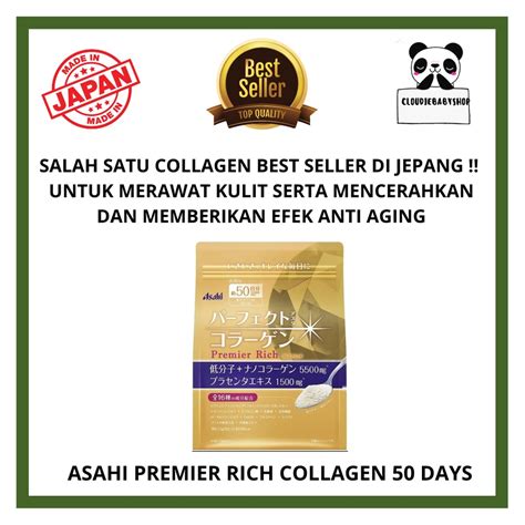 Jual Asahi premier rich collagen 50 days original Japan | Shopee Indonesia