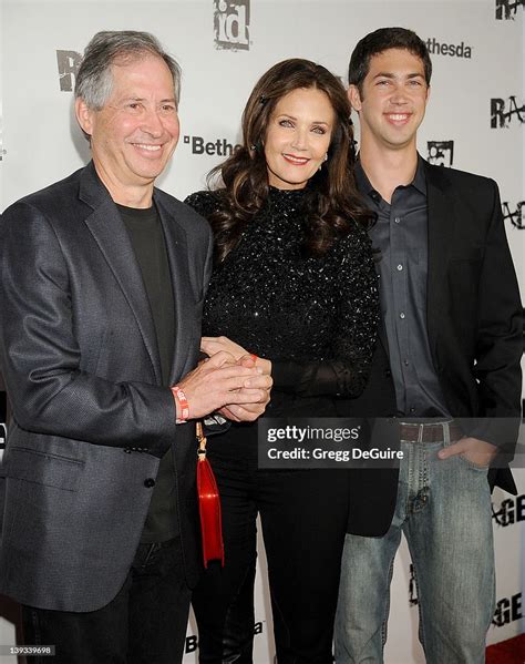 Lynda Carter, husband Robert Altman and son James Altman arrive at... News Photo - Getty Images