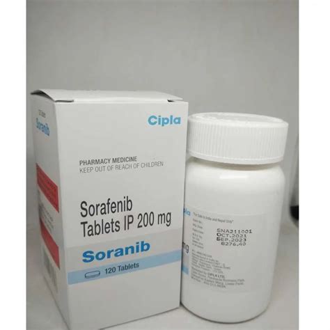 Soranib Sorafenib Tablet Cipla Tablets At Rs Bottle In Mumbai