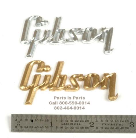 Gibson Style Logo for Guitar | Parts Is Parts - Guitar Parts, Amplifier ...