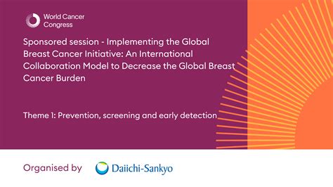 Sponsored Session Implementing The Global Breast Cancer Initiative An International