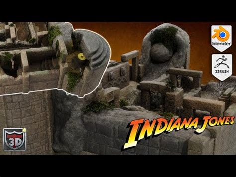 Indiana Jones Raider Of The Lost Ark In Blender Fully Animated