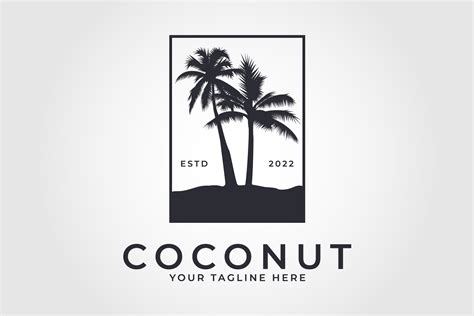 Tropical logo design vector | Illustrator Templates ~ Creative Market