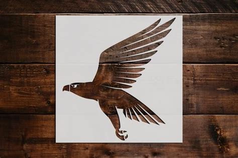 Hawk Stencil Reusable Hawk Stencil Art Stencil DIY Craft - Etsy ...