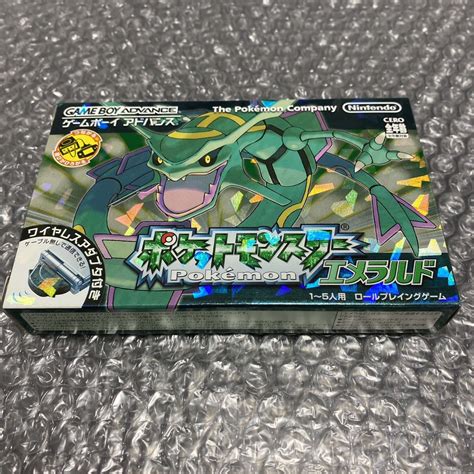 【未使用】ポケットモンスターエメラルド ワイヤレスアダプタ同梱版 ポケモン（未開封の新品）ゲームボーイアドバンス Gbaの落札情報詳細