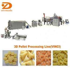 Dayi Extruded Quality Snack Food 3D Pellet Food Extruder Machine