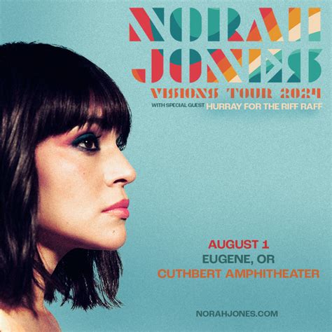 Norah Jones Vision Tour 2024 In Eugene At The Cuthbert