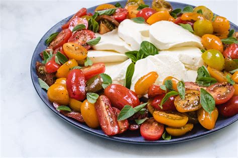 Caprese Salad With Cherry Tomatoes Have Butter Will Travel