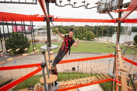 The Bear Grylls Adventure High Ropes Course At The Nec Birmingham Live