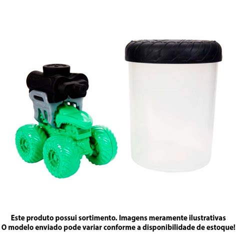 Carrinho Surpresa Hot Wheels Monster Trucks Color Reveal Mattel