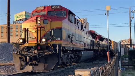 Kcs Manifest Intermodal Train At Shreveport La January