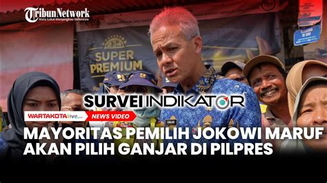 Survei Indikator Politik Sebut Mayoritas Pemilih Jokowi Maruf