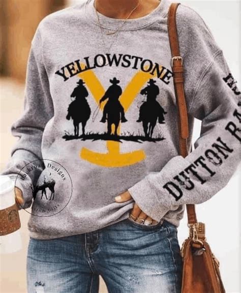 Yellowstone Fleece Sweatshirt Etsy