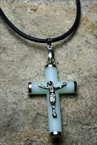 N Glow In The Dark Cross Necklace Iconeum Llc