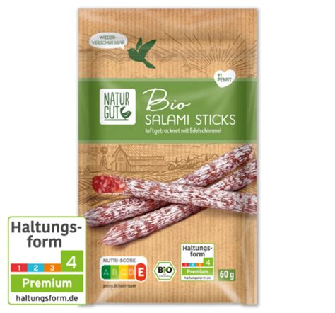 Naturgut Bio Salami Sticks Von Penny Markt Ansehen