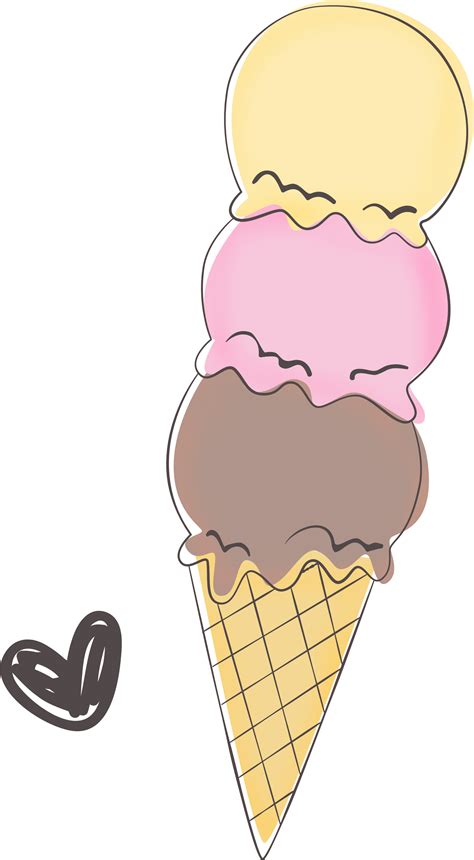 Download 1 2 3 Ice Cream Cone Full Size Png Image Pngkit