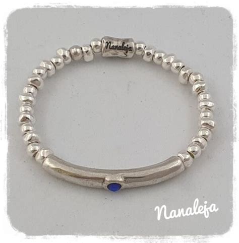 Pulsera Tubo Con Cristal Nanaleja Complementos