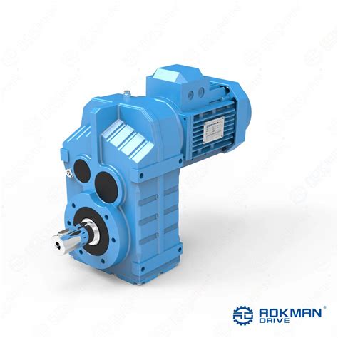 Space Saving Mounted F Series Parallel Shaft Helical Gear Box Motor