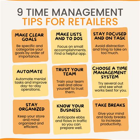 How To Improve Time Management 9 Tips For Retailers