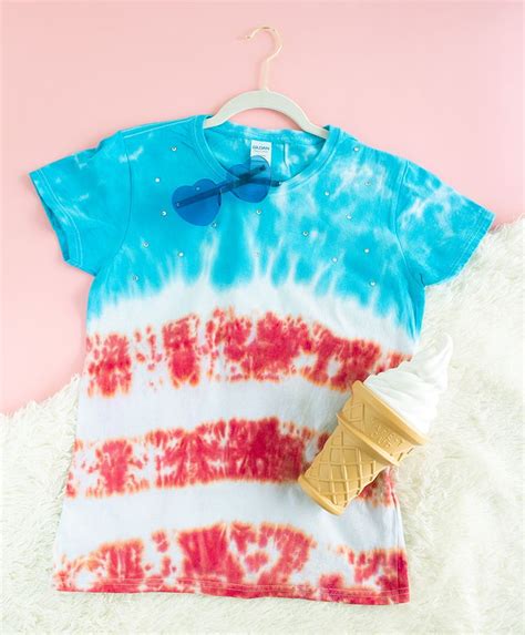 Learn How To Make This Diy American Flag Tie Dye Shirt Just In Time For