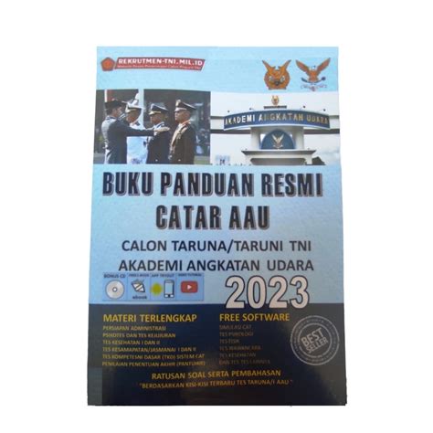 Jual Buku Panduan Resmi Calon Taruna Aau Karbol Tni Akademi