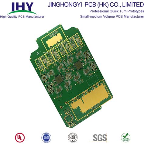 Multilayer PCB Built On High Tg Fr 4 With 50 Ohm Impedance Control PCB