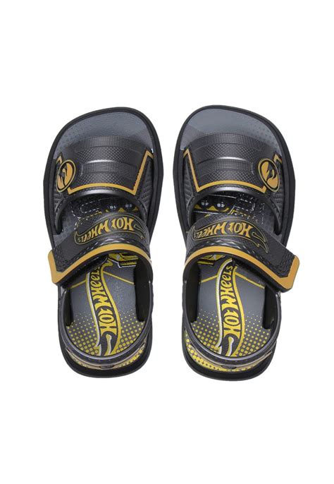 Sandália Grendene Kids Menino Hot Wheels Monster Truck Preto Compre