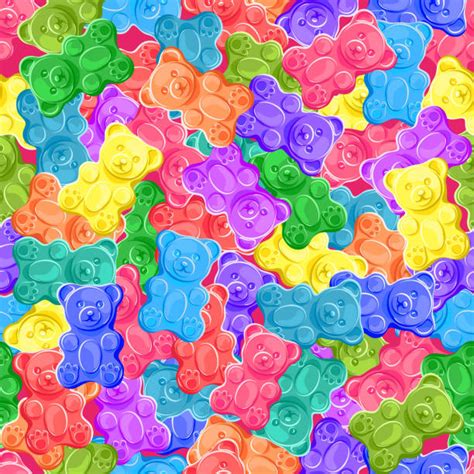 Purple Gummy Bear stock vectors - iStock