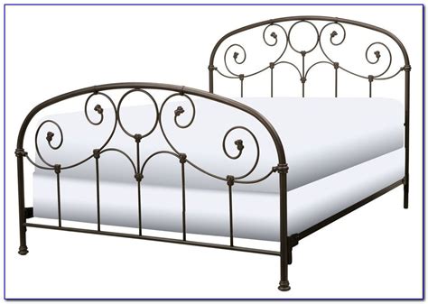 High Rise Metal Bed Frame With Headboard Brackets - Headboard : Home ...