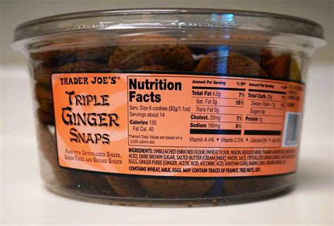 Exploring Trader Joe S Trader Joe S Triple Ginger Snaps