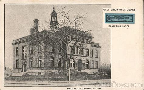 Brockton Court House Massachusetts Postcard