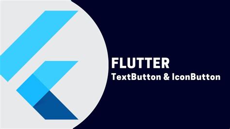 Flutter TextButton IconButton Widget YouTube