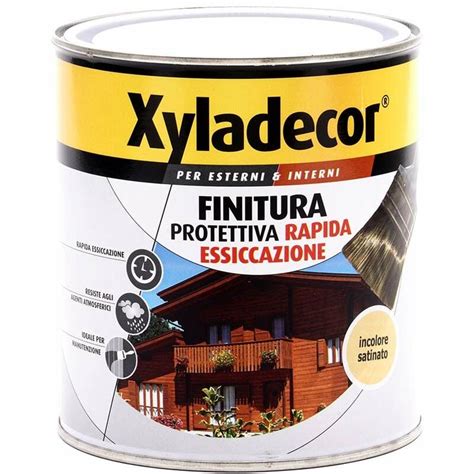 Xyladecor Finitura Protettiva Rapida Essiccazione Per Legno A Base