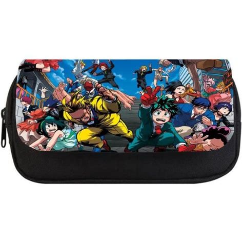 Trousse Scolaire Anime My Hero Academia Crayons De Grande Capacité Sac