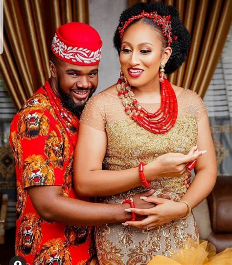 Clipkulture | Williams Uchemba and Bride In Igbo Traditional Wedding Attire