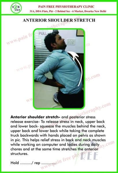 Anterior Shoulder Stretch Exercise In Dwarka Pain Free Physiotherapy