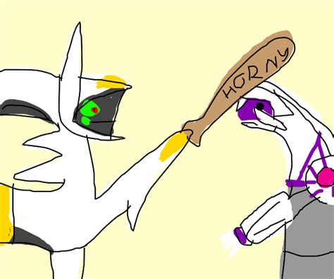 Arceus Banishing A Pokemon To Horny Jail Drawception