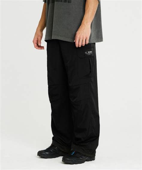 MUSINSA HDEX Pintuck Wide Cargo Pants Black