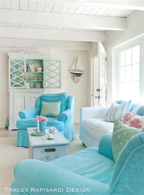 Tracey Rapisardi Design House Of Turquoise Cottage Style Living