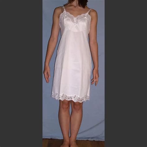 Vintage Vanity Fair White Full Slip New Nwt Taffeta Sz Miss Jewel S Vintage Lingerie
